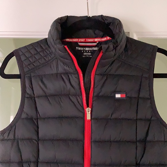 NWT Tommy Hilfiger Sport Women Black Puffer Vest Size X-Small, Sporty! - Picture 5 of 7